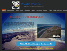 Tablet Screenshot of coastalcondors.org